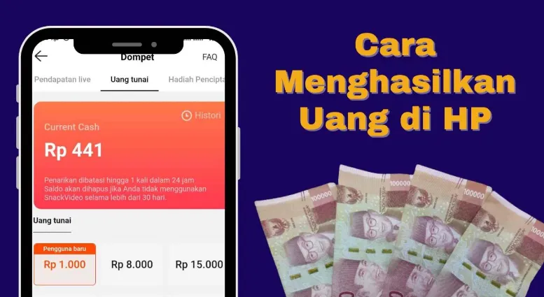 Cara Mudah Mendapatkan Penghasilan Tambahan Dari Hp